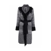 Belted Coats Charlott , Black , Dames