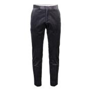 Blauwe Slim Fit Klassieke Broek Gant , Blue , Heren