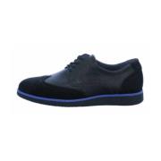 Outdoor Veterschoenen Zwart/Blauw Waldläufer , Black , Unisex