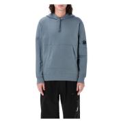 Diagonal Raised Fleece Hooded Sweatshirt C.p. Company , Blue , Heren