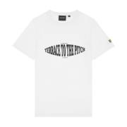 SS T-shirts Terrace Grafisch T-shirt Lyle & Scott , White , Heren