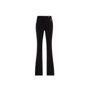 Tiger Tooth Bootcut Broek Roberto Cavalli , Black , Dames