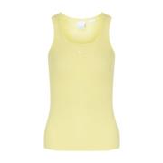 Gele Tanktop Rekenmachine Pinko , Yellow , Dames