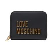 Kleine Damesportemonnee Lente/Zomer Collectie Love Moschino , Black , ...