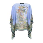 Zijden Paisley Boothals Trui Etro , Multicolor , Dames