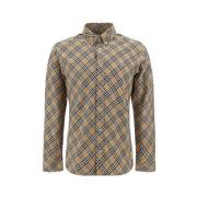 Casual Geruite Overhemd Burberry , Multicolor , Heren