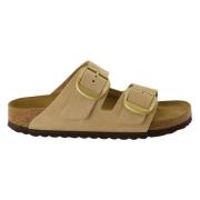 Beige Big Buckle Sandalen Birkenstock , Beige , Dames