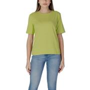 Groene Katoenen Tops & T-shirt b.young , Green , Dames