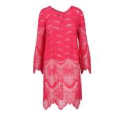 Damesjurk Polyester Katoenmix Twinset , Pink , Dames