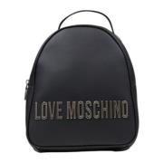 Lente/Zomer Damesrugzak Collectie Love Moschino , Black , Dames