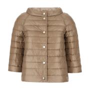 Stijlvolle gewatteerde jassen voor de winter Herno , Beige , Dames