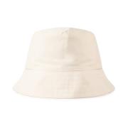 TV Bucket Hat Beige Katoen Italië Off White , Beige , Heren