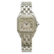 Pre-owned Metal watches Cartier Vintage , Gray , Dames