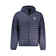 Blauwe hoodie met rits North Sails , Blue , Heren