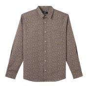 Stijlvolle Overhemden Collectie A.p.c. , Brown , Heren