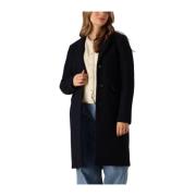 Elegante Pamela Coat in Marineblauw Modström , Blue , Dames