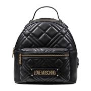 Lente/Zomer Dames Rugzak Collectie Love Moschino , Black , Dames