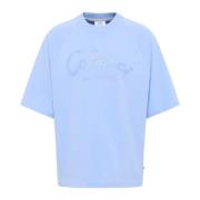 Premium 3D Logo Oversize T-Shirt Carlo Colucci , Blue , Heren