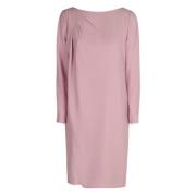 Asymmetrische Zoom Polyester Jurk Emporio Armani , Pink , Dames