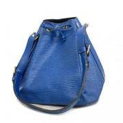 Pre-owned Fabric shoulder-bags Louis Vuitton Vintage , Blue , Dames