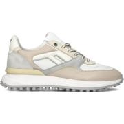 Stijlvolle Heren Lage Sneakers Floris van Bommel , Beige , Heren