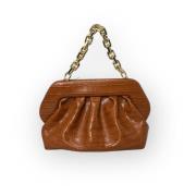 Croco Mini Tas THEMOIRè , Brown , Dames