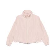 Roze Zip-Up Jas Herno , Pink , Dames