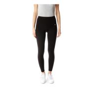 Sneldrogende Leggings met Monogram Anine Bing , Black , Dames