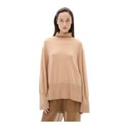 Oversized Turtleneck Sweater Tannin Melange InWear , Beige , Dames