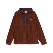 Chocoladebruine rits bovenkleding New Balance , Brown , Heren