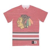 Chicago Blackhawks NHL T-shirt Mitchell & Ness , Multicolor , Heren