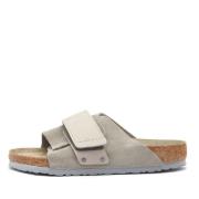 Stone Coin Slippers met Regular Fit Birkenstock , Gray , Heren