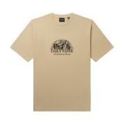 Rozen Festival Katoenen T-shirt Daily Paper , Beige , Heren