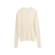 Moderne Longsleeved Polo Off White Soulland , White , Heren