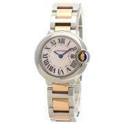 Pre-owned Rose Gold watches Cartier Vintage , Pink , Dames