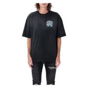 Zwart Grafisch T-shirt Ss25 Amiri , Black , Heren