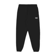 Katoenen Sweatpant Logo Borduurwerk Propaganda , Black , Heren