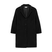 Wollen parka en pufferjas Amish , Black , Heren