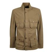 Bleached Olive Jas Barbour , Green , Heren