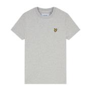 Katoenen Klassiek T-shirt Lyle & Scott , Gray , Heren