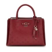 Stijlvolle Schoudertas Claret Satin Guess , Red , Dames