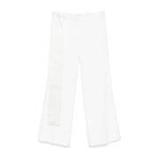 Witte Broek voor Vrouwen Victoria Beckham , White , Dames