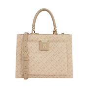 Beige Mini Tote Tas Tommy Hilfiger , Beige , Dames