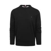 1985 Crew Neck Sweater Tommy Hilfiger , Black , Heren