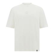 T-shirt van katoenen jersey Boggi Milano , White , Heren