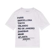 Katoenen T-shirt Art. 8M1687J261 Patrizia Pepe , White , Dames