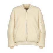 Bomber Boucle Laneus , Beige , Dames