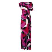 Eliana Maxi Jurk Diane Von Furstenberg , Multicolor , Dames