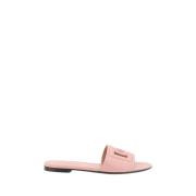 Millenials Leren Sandalen Dolce & Gabbana , Pink , Dames