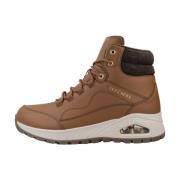 Stevige Veterschoenen Skechers , Brown , Dames